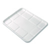 Meat and Produce Food Trays, 10.52 x 8.5 x 0.5, White, Sugarcane Fiber, 300/Carton