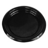 Hi-impact Plastic Dinnerware, Plate, 6" Dia, Black, 1,000/carton