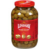 Lindsay Stuffed Queen Imported 100/120 Olives Bulk, 84 Ounce, 4 Per Case