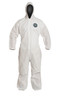 Dupont Proshield 10 Coverall Standard Fit Hood, White, 2X, Case of 25