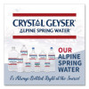 Crystal Geyser Alpine Spring Water, 1 Gal Bottle, 6/Carton, 48 Cartons/Pallet