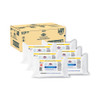 Bleach Germicidal Wipes, 6.75 X 9, Unscented, 100 Wipes/flat Pack, 6/pack
