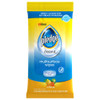 Multi-surface Cleaner Wet Wipes, Cloth, Fresh Citrus, 7 X 10, 25/pack, 12/carton - SJN336274