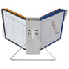 Durable® InstaView Expandable Desktop Reference System, 10 Panels, Assorted Borders