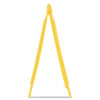 Multilingual "caution" Floor Sign,  11 X 12 X 25, Bright Yellow