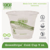Greenstripe Renewable And Compostable Cold Cups, 9 Oz, Clear, 50/pack, 20 Packs/carton