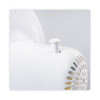 Alera 12" 3-speed Oscillating Desk Fan, Plastic, White