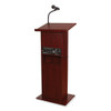 Oklahoma Sound Power Plus Lectern, 22 X 17 X 46, Mahogany