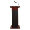 Oklahoma Sound Power Plus Lectern, 22 X 17 X 46, Mahogany