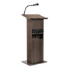 Oklahoma Sound Power Plus Lectern, 22 X 17 X 46, Ribbonwood