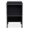 Oklahoma Sound AV Cart/Lectern Base, 21.12 X 17.5 X 33.75, Black