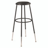 NPS 6400 Series Height Adjustable Hd Vinyl Padded Steel Stool, Supports 500 Lbs, 30.5" To 38.5" Seat Height, Black Seat/base