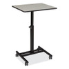 NPS Sit-Stand Student's Desk, 20.75" X 26" X 27.75" To 44.5", Gray Nebula