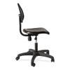 NPS 6700 Series Polyurethane Adj Height Task Chair, Supports 300 Lb, 16" To 21" Seat Height, Black Seat, Black Back, Black Base