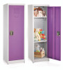 AdirOffice Steel Storage Locker, 1 Compartment, 15 X 15 X 48, Purple