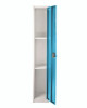 AdirOffice Steel Storage Locker, 1 Compartment, 12 X 12 X 72, Blue