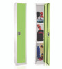 AdirOffice Steel Storage Locker, 1 Compartment, 12 X 12 X 72, Green