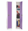 AdirOffice Steel Storage Locker, 1 Compartment, 12 X 12 X 72, Purple