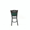JMC Furniture Eagle Series Barstool, Supports Up To 300 Lb, 28.5" Seat Height, Green Seat, Dark Walnut Back, Black Base