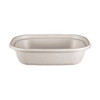 Pla Lids For Fiber Bento Box Containers, Five Compartments, 12.1 X 9.8 X 0.8, Clear, 300/carton