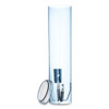 Large Pull-type Water Cup Dispenser, For 12 Oz Cups, Translucent Blue