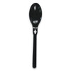 WeGo Spoon Wego Polystyrene, Spoon, Black, 1000/Carton