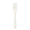 World Centric® TPLA Cutlery, Fork, Plastic, Light Beige, 1,000/Ct