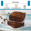 Krusteaz Gluten Free Double Chocolate Thick & Chewy Brownie Mix, 20 Ounce, 8 Per Case
