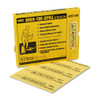 Over-the-spill Pad, "caution Wet Floor", Yellow, 16 1/2" X 20", 22 Sheets/pad Over-the-spill Pad, "caution Wet Floor", Yellow, 16 1/2" X 20", 22 Sheets/pad