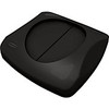 Rubbermaid® Swing Top Lid For Untouchable Recycling Center, 16" Square, Black