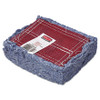Rubbermaid® Super Stitch Blend Mop Head, Large, Cotton/synthetic, Blue, 6/carton - RCPD253BLU