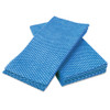 Tuff-job Foodservice Towels, White/blue, 13 X 24, 1/4 Fold, 72/carton