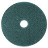 Low-speed High Productivity Floor Pads 5300, 17" Diameter, Blue, 5/carton