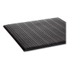 Crown Ribbed Vinyl Anti-Fatigue Mat, 36 x 60, Black