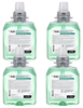 GOJO® Green Certified Foam Hair and Body Wash, Cucumber Melon, 1,250 mL Refill, 4/Carton