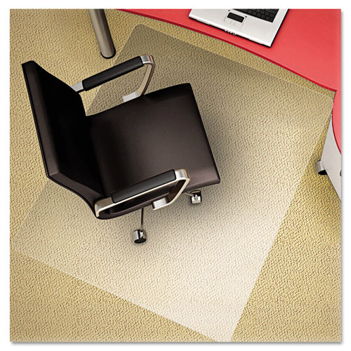 All Day Use Chair Mat Hard Floors, 36 X 48, Rectangular, Clear