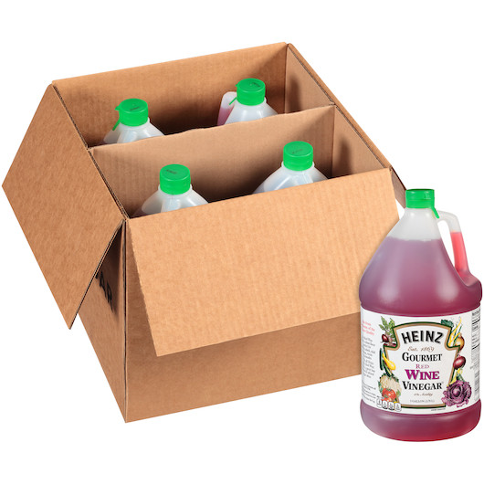 Heinz Red Wine Vinegar, 1 Gallon Jug, 4/Case