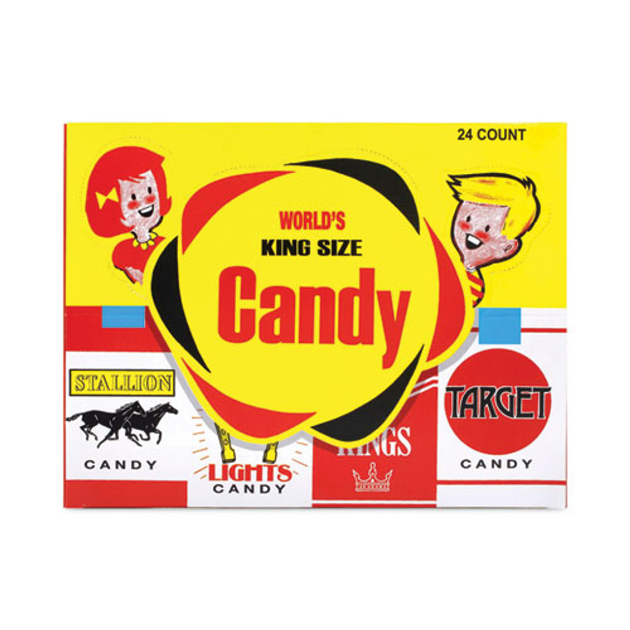 World Confections Candy Cigarettes, 1.3 Oz, 24/pack