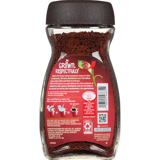 Nescafe Clasico Instant Coffee, 7 Ounces, 6 Per Case