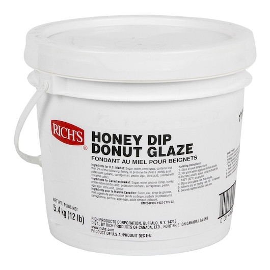 Richs Honey Dip Donut Glaze, 12 Pounds