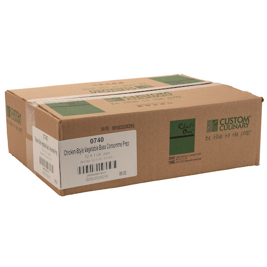 Chef's Own ChickenStyle Vegetable Consomme Vegan Base, 1 Pound, 12 Per Case