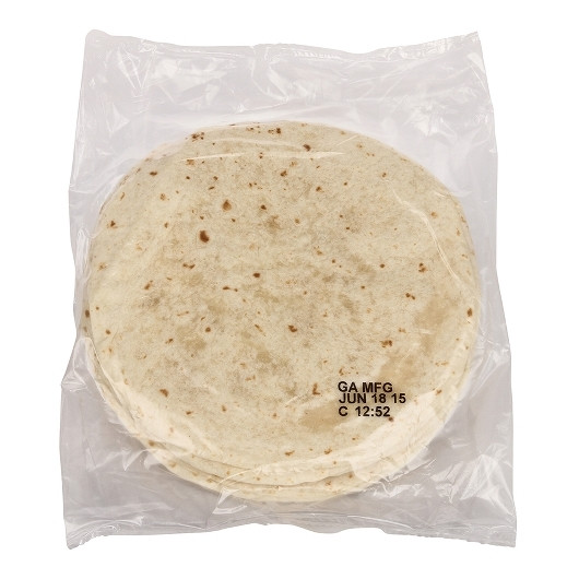 Mission Foods 8 Inch Heat Pressed Flour Tortillas, 12 Count, 24 Per Case