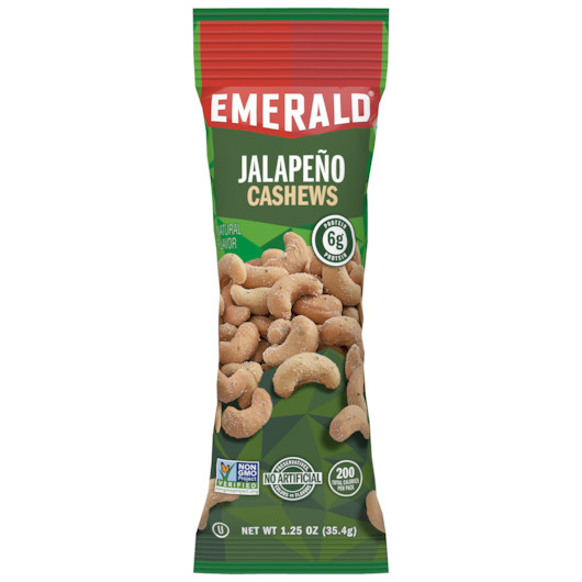 Emerald Cashews Jalapeno, 15 Ounce, 3 Per Case