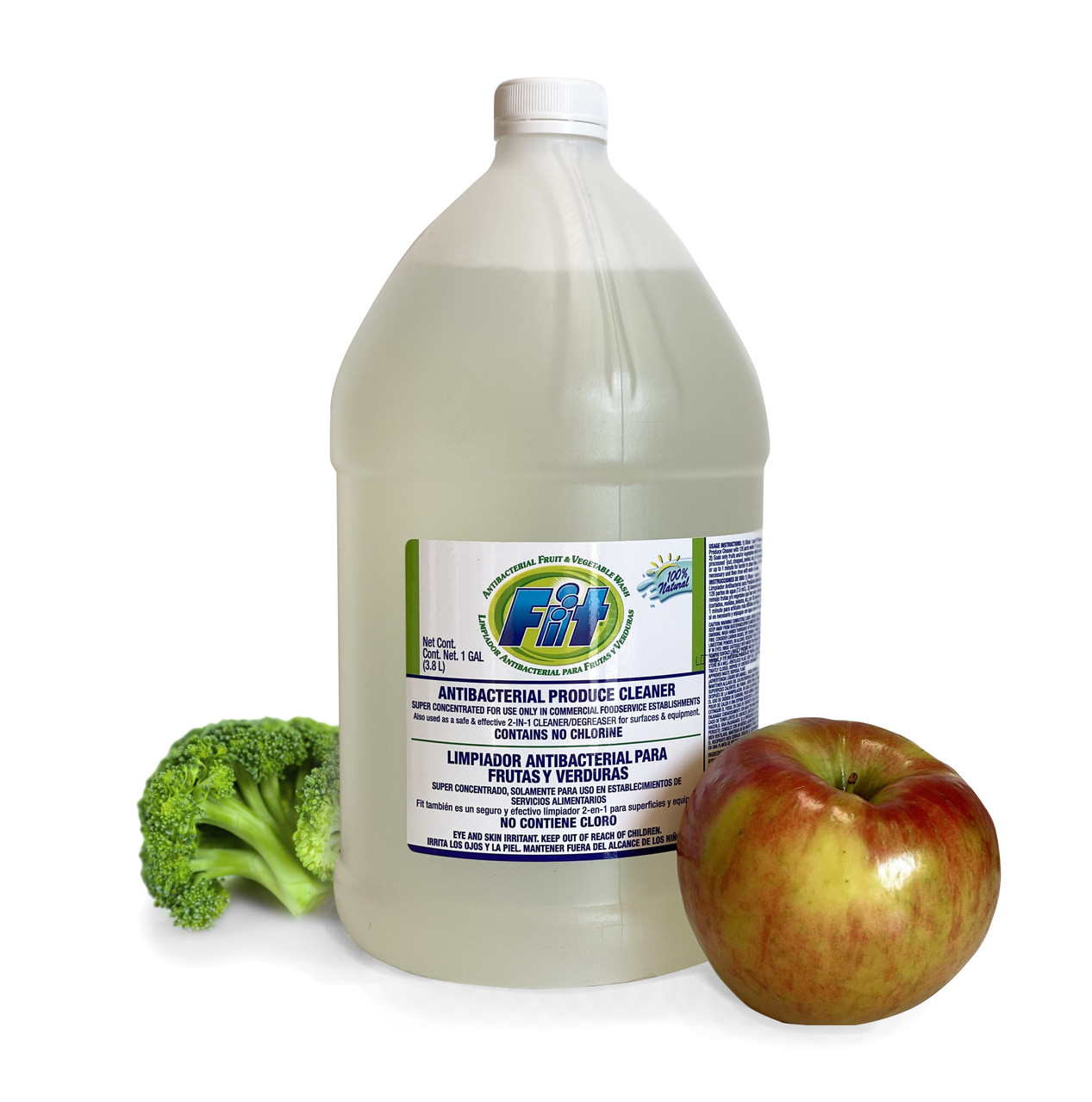 HealthPro Fit Fruit & Vegetable Antibacterial Produce Wash, 1 Gallon - 4  per Case - Coast Brothers