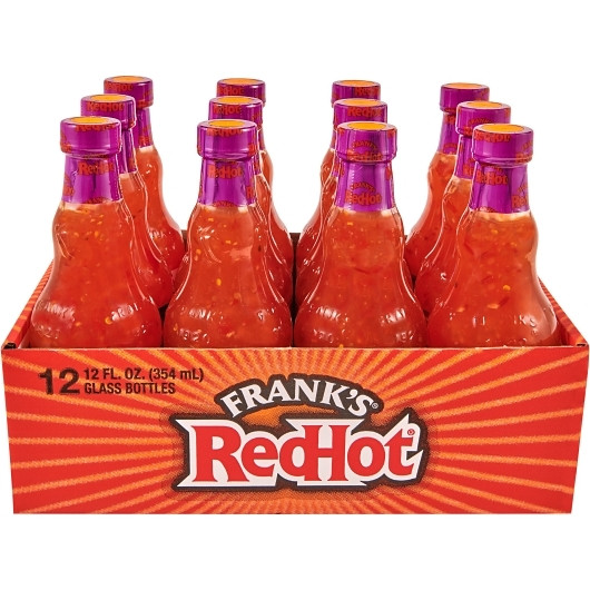 Frank's Redhot Sweet Chili Hot Sauce Bottle, 12 Fluid Ounce, 12 Per Case