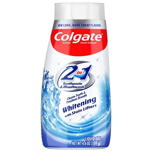 Colgate 2-In-1 Whitening And Tarter Control Liquid Toothpaste ...