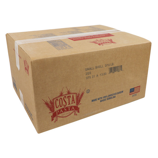 Costa Shell Small, 10 Pounds, 2 Per Case