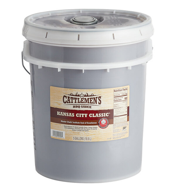 Cattlemen's Select Master's Reserve Kansas City Classic Bbq Sauce, 5 Gallon