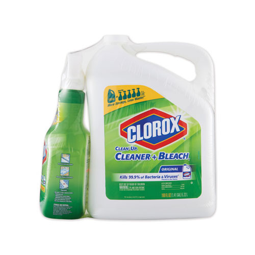 Clorox® CleanUp Cleaner + Bleach, Original, 32 oz Spray Bottle, 9/Carton