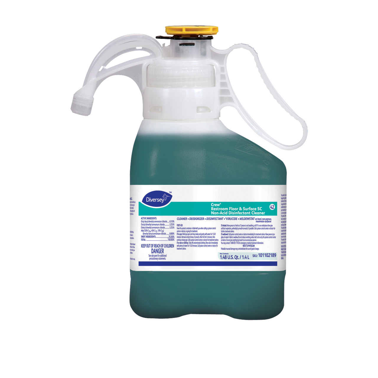 Diversey™ Crew Restroom Floor and Surface SC NonAcid Disinfectant